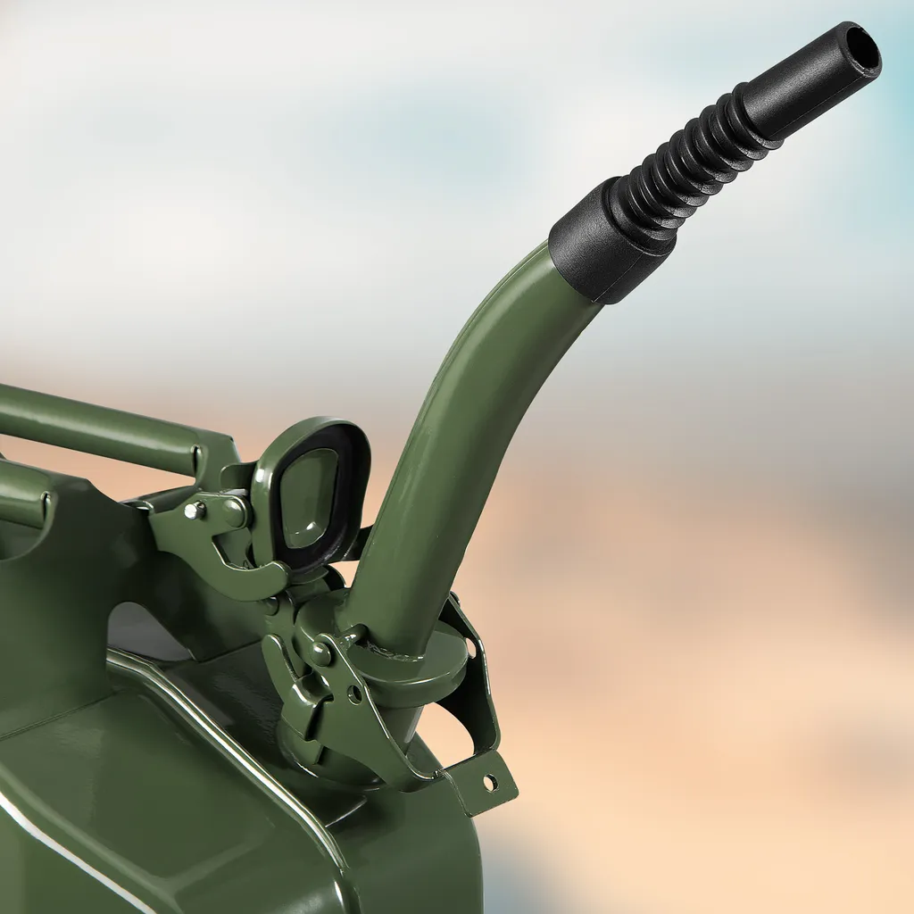 3x Monzana Benzinkanister 20L Metall Mit Ausgießer UN-Zulassung Diesel Kraftstoffkanister Metallkanister Reservekanister 7 3x Monzana Benzinkanister 20L Metall Mit Ausgießer UN-Zulassung Diesel Kraftstoffkanister Metallkanister Reservekanister – Bild 5