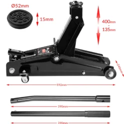 Deuba Reifenwechselset Hydraulischer Wagenheber 3t Inkl. Gummiauflage + Drehmomentschlüssel 6tlg. 1/2' 40-210Nm + Koffer -Duswagen Verkaufe c4a35489449ed09fefdc6be4d3230ce6 1