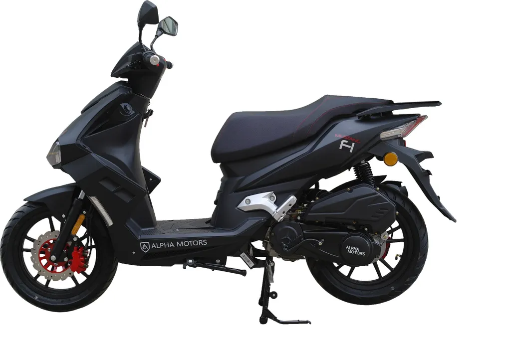 Motorroller Mustang FI 125 Ccm 85 Km/h EURO 5 Mattschwarz 6 Motorroller Mustang FI 125 Ccm 85 Km/h EURO 5 Mattschwarz – Bild 4