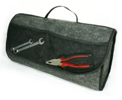 Ferocity Kofferraumtasche Auto-Organizer Für Kofferraum, 50x17x26 Cm; 100 % Polypropylen, Mit Klettverschluss, Klettstreifen Zum Befestigen Am Boden, Vorne 2 Praktische Netztaschen, Tragegriff [014] -Duswagen Verkaufe cada427b3cbe590c0c799c5276160d56