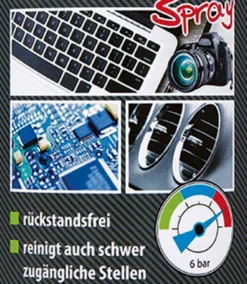 PETEC Druckluftspray Farblos 0,4 L (72150) -Duswagen Verkaufe d533cbbdce44b3e830ac55cbf5bb0d27