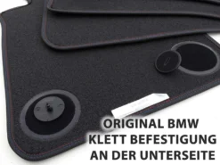 Fußmatten Für BMW X3 G01 / X4 G02 (Doppelnaht M Design) Velours Premium Matten In Original Qualität Autoteppich Set, 4-teilig, Schwarz -Duswagen Verkaufe d60b31986846c0933259372703ef798e