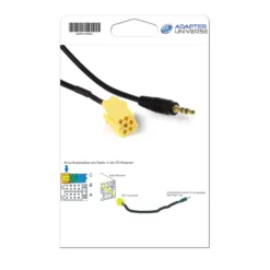 KFZ AUX IN SET Adapter 3,5 Klinke + Bügel Schlüssel Auto Für FIAT Grande Punto -Duswagen Verkaufe d67a9a26e1678249d05c92af19b5c351