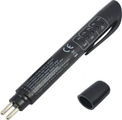Bremsflüssigkeitstester Brake Fluid Tester Bremsflüssigkeitsprüfer LED Auto Fahrzeug Prüfgerät Bremsflüssigkeiten DOT 3/4/5 DOT3 DOT4 DOT5 KFZ Retoo