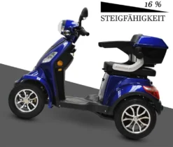 ECO ENGEL 510 Blau, 25 Km/h E-Scooter Senioren Roller Seniorenmobil Elektromobil 4 Räder -Duswagen Verkaufe d991e676f348357309b70db47871e4e0