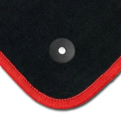 Autofußmatte Limited Edition Mit Logo & Rotem Rand Für Audi A4 8E B6 B7 Baujahr 2000 Bis 2007 Lim. | Mit Druckknopf Befestigung Vorne Und Hinten -Duswagen Verkaufe da0dbfd898f699c4a4ea89fe1ba8018d