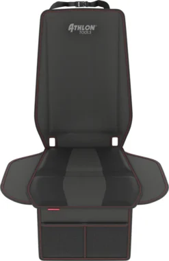 ATHLON TOOLS Kindersitz-Unterlage Mit Seitenschutz - Optimale Passform - Isofix Kompatibel - Dick Gepolstert - Für Kindersitze, Babyschalen Und Sitzerhöhungen - Patentiertes Design Aus Hamburg