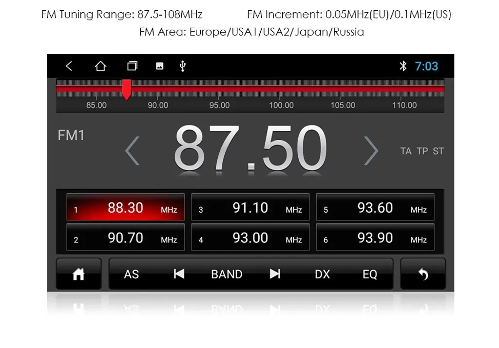 7" Autoradio GPS NAVIGATION Android 10 Für TOYOTA COROLLA EX RAV4 VIOS VITZ HILUX 5 7" Autoradio GPS NAVIGATION Android 10 Für TOYOTA COROLLA EX RAV4 VIOS VITZ HILUX – Bild 3