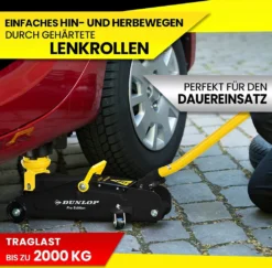 Dunlop Wagenheber Rangierwagenheber Transportbox Und Gummiauflage 2t Hydraulisch -Duswagen Verkaufe de467f63ebde577f101c464ba8c684ef