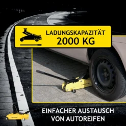 DUNLOP - Hydraulischer Wagenheber - 2000 Kg - 135-305 Mm Rangierwagenheber, Werkzeuge Wagenheber -Duswagen Verkaufe dfd60ba81ba17936755920afd744a201