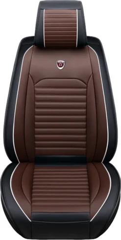 AUDEW Vorne Sitzbezüge Sitzkissen Autositzes Kunstleder Universal Farbe: Braun DE -Duswagen Verkaufe e1a37b0059849cabe7963dfa4437be0b