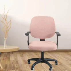 Polyesterfaser Schonbezug Split Sessel Schonbezug Sitzbezug Anti-Staub Für Bürostuhl Esszimmerstuhl Drehstuhl Heimtextilien Farbe Rosa -Duswagen Verkaufe e1a4d070b49bc4a4101efedbcad88375