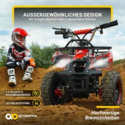 Elektro Quad Miniquad Kinder Atv Torino 1000Watt Pocketquad Racer Kid Pocketbike (Schwarz) 25 Elektro Quad Miniquad Kinder Atv Torino 1000Watt Pocketquad Racer Kid Pocketbike (Schwarz) -Duswagen Verkaufe e2d750c8b5a14f2de40b2065a113ab5b