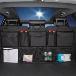 Kofferraum-Organizer - 108 X 52 Cm - Schwarz - Verschiedene Fächer -Duswagen Verkaufe e3477d5ffad5b70783f5a8dfe364cfd0