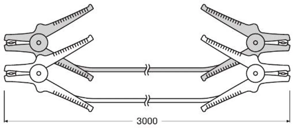 OSRAM Starthilfekabel 16mm² (OSC160) 4 OSRAM Starthilfekabel 16mm² (OSC160) – Bild 2