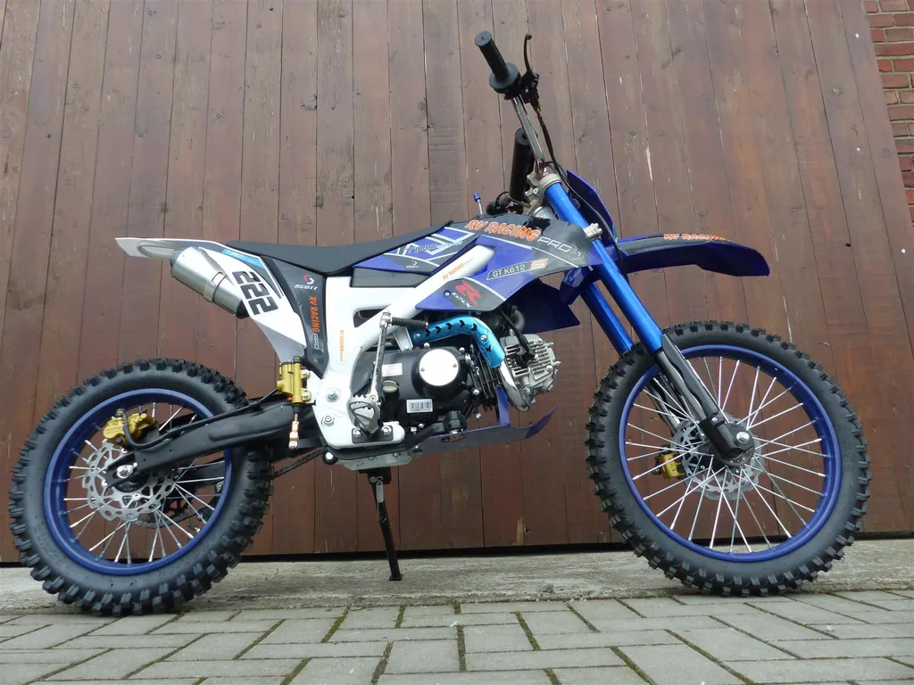 125ccm Dirtbike Pitbike Cross 125cc 4Takt 4 Gang 17/14 Zoll Blau Enduro Motorrad 10 125ccm Dirtbike Pitbike Cross 125cc 4Takt 4 Gang 17/14 Zoll Blau Enduro Motorrad – Bild 8