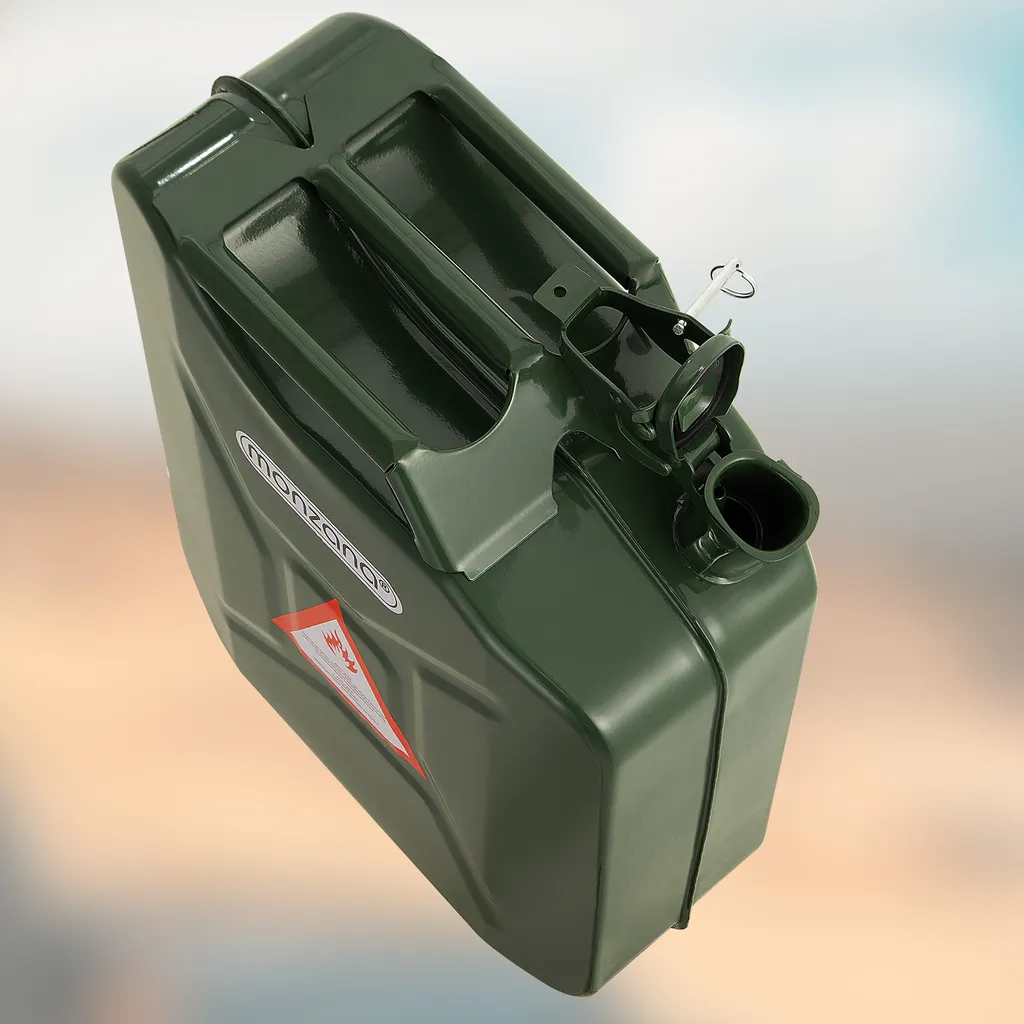 3x Monzana Benzinkanister 20L Metall Mit Ausgießer UN-Zulassung Diesel Kraftstoffkanister Metallkanister Reservekanister 10 3x Monzana Benzinkanister 20L Metall Mit Ausgießer UN-Zulassung Diesel Kraftstoffkanister Metallkanister Reservekanister – Bild 8