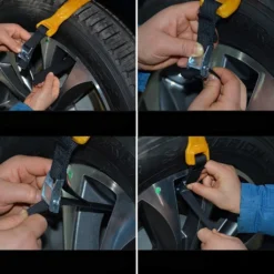 Autoreifen Schneeketten Winter Autorad Schneekette Reifen Anti-Rutsch-Gürtel Notfall Sicheres Fahren Zubehör 95*5cm -Duswagen Verkaufe ea7ca9cbbc7e17eb478d13e03d7be3e2