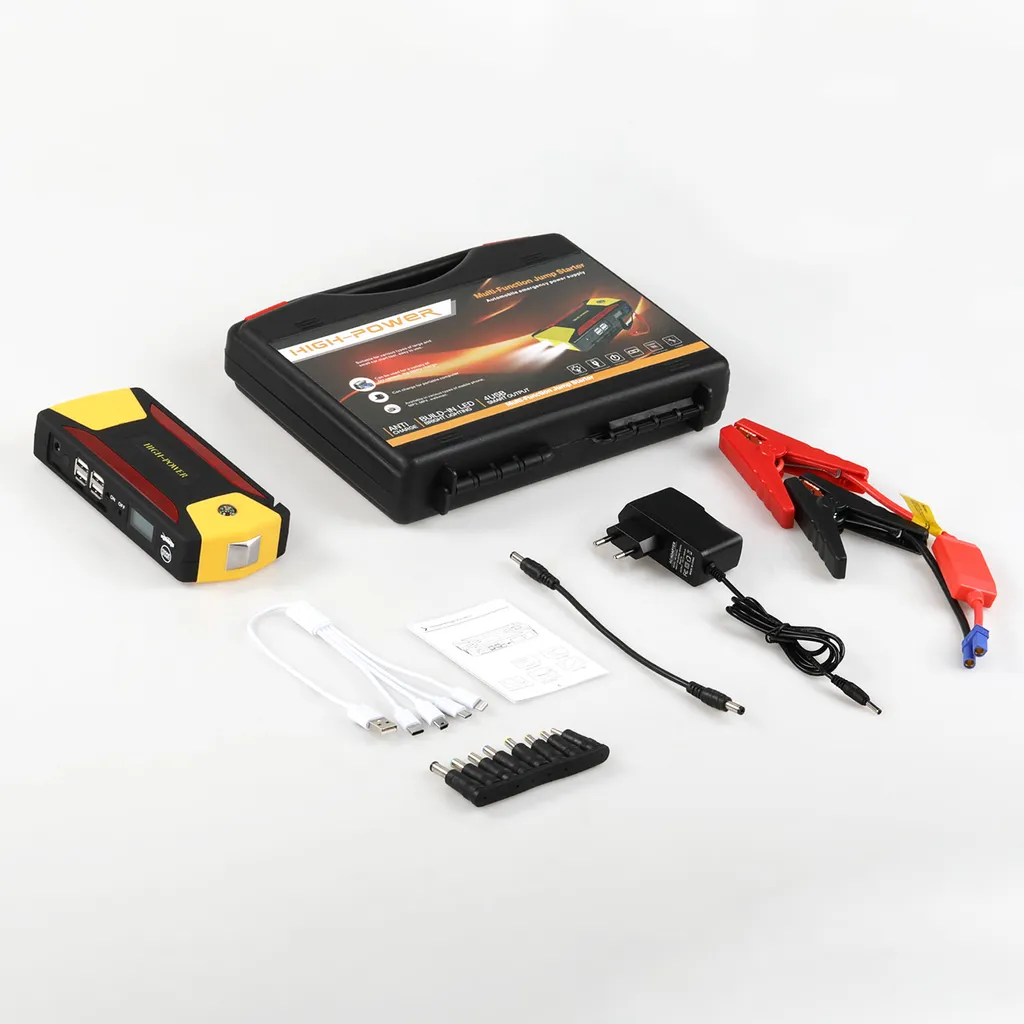 82800 MAh 12V Auto Starthilfe Starter Notstrom Bank Ladegerät Batterie Booster Mit LED-Taschenlampe 11 82800 MAh 12V Auto Starthilfe Starter Notstrom Bank Ladegerät Batterie Booster Mit LED-Taschenlampe – Bild 9