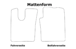 LKW Fußmatten Scania R / Scania S Teppich Fahrerhaus Kabine Tuning, Ziernaht Rot 2x Velours Schwarz -Duswagen Verkaufe edbd8fb14504d3a2766e877b22b69e5b