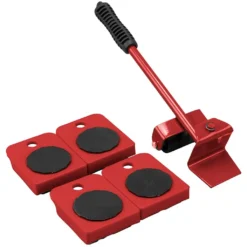 Möbelheber / Türheber, Set Mit 1 Hebevorrichtung 150kg + 4 Rollen