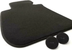 Fahrer Fußmatte Einzeln Passend Für BMW 1er E81 E82 E87 Velours Automatte Schwarz Vorn Links