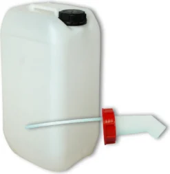 15 Liter Kanister Natur Mit Schnellausgießer (DIN 61)