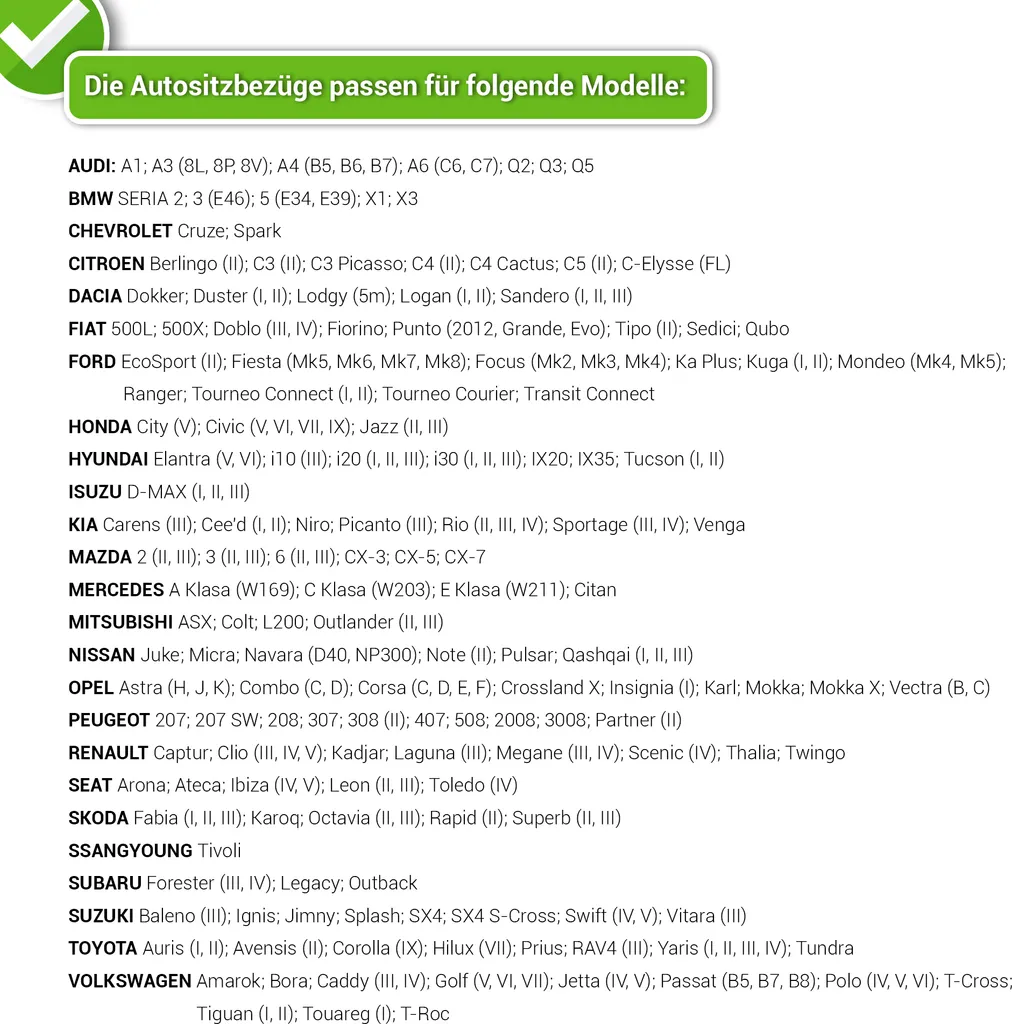 Autositzbezüge 2+3 - Universal Auto Sitzauflagen Set - Dreilagig Auto Sitzbezüge Mit Reißverschluss - Schwarz Schonbezüge Auto - Craft 6 Autositzbezüge 2+3 - Universal Auto Sitzauflagen Set - Dreilagig Auto Sitzbezüge Mit Reißverschluss - Schwarz Schonbezüge Auto - Craft – Bild 4