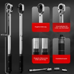 Deuba Reifenwechselset Hydraulischer Wagenheber 3t Inkl. Gummiauflage + Drehmomentschlüssel 6tlg. 1/2' 40-210Nm + Koffer -Duswagen Verkaufe f85d400df4ba97af3587eba045eea5bc