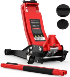 Rangierwagenheber 3T Wageneheber Hydraulisch Wagenheber Flach 75-505mm Rangierwagenheber Werkstatt