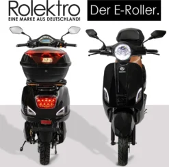 Elektroroller Motoroller Cityroller Retro Rolektro 45 V.2021schwarz -Duswagen Verkaufe fb3c81356749ba206f72ee74dd5e8261