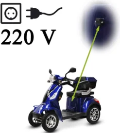 ECO ENGEL 510 Blau, 25 Km/h E-Scooter Senioren Roller Seniorenmobil Elektromobil 4 Räder -Duswagen Verkaufe fb849453a89015bc9fa296dbdf145e5d