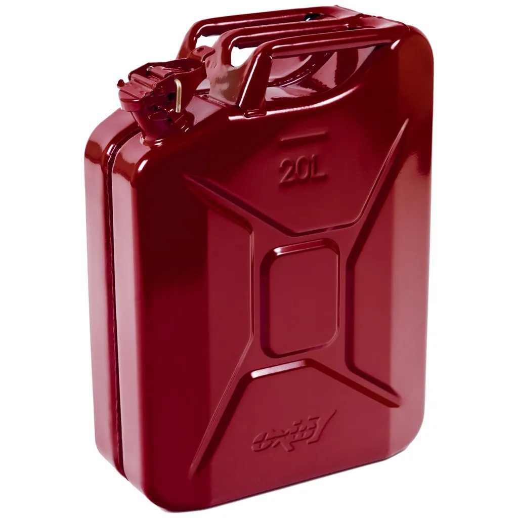 Oxid7® Metall Benzinkanister 20l - Rot 4 Oxid7® Metall Benzinkanister 20l - Rot – Bild 2