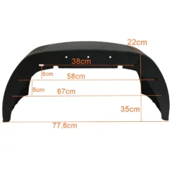 AL-KO ALKO Kotflügel EA220, Schwarz, B220, S770, H350 -Duswagen Verkaufe ffb238a329e8297b865b4c744b0e96b6